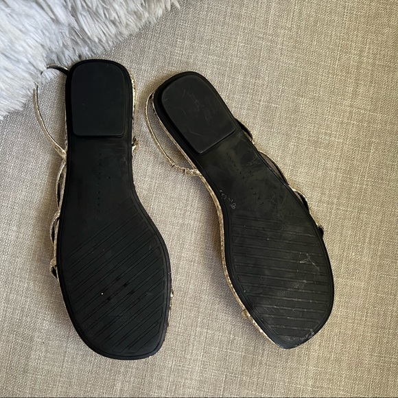 ZARA • Gold sandals - Picture 5 of 6